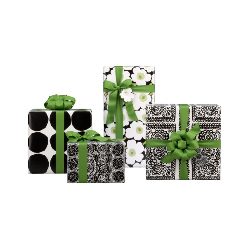 Marimekko Black and White Gift Wrap