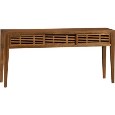 Marin Console Table with Sliding Doors
