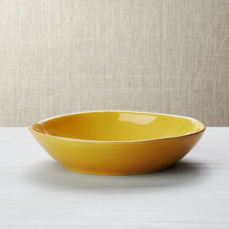 Marin Gold Pasta/Low Bowl Crate and Barrel