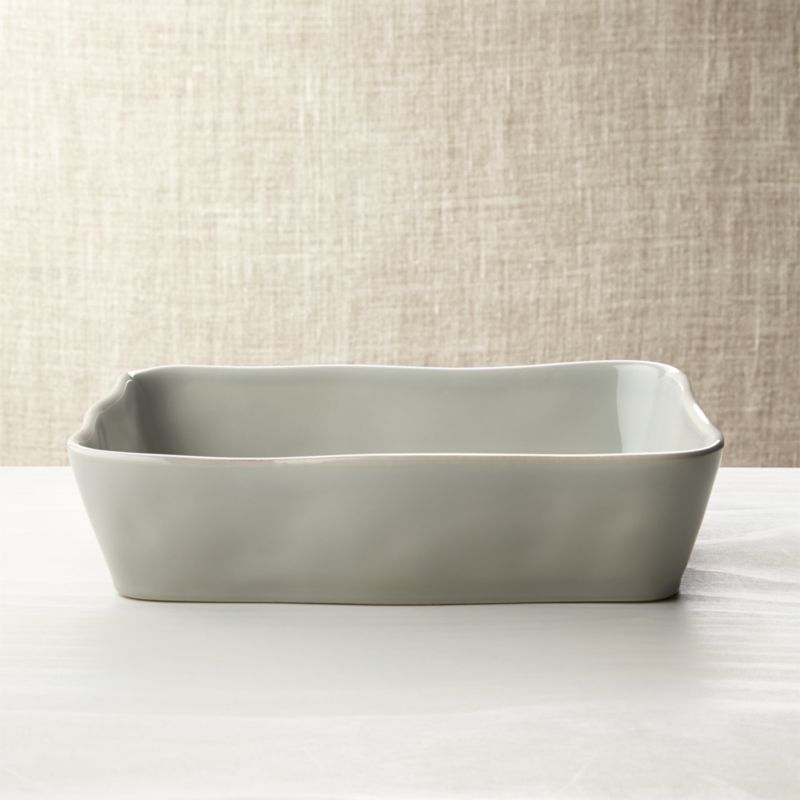 Grey Glazed Baking Dish Crate and Barrel