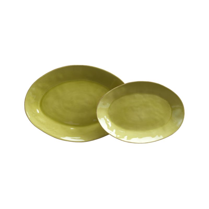 Marin Green 15.75-20 Oval Platters -...