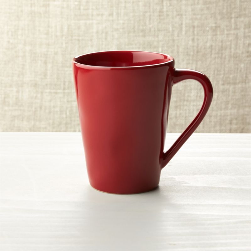 Marin Red Coffee Mug Crate and Barrel