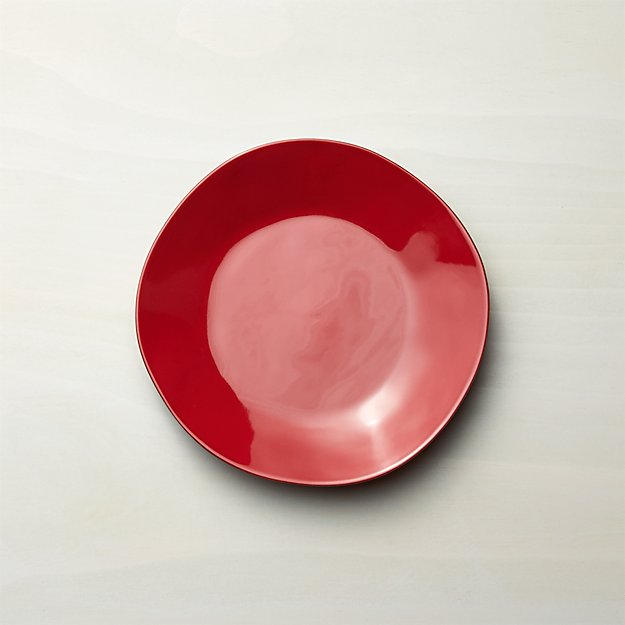 Marin Red Salad Plate Crate and Barrel