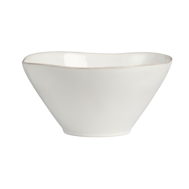 Marin White Serving Bowl