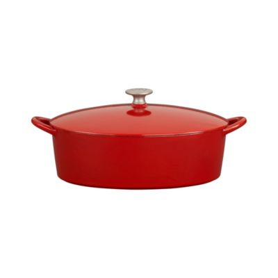 Mario Batali Red 6-Quart Dutch Oven