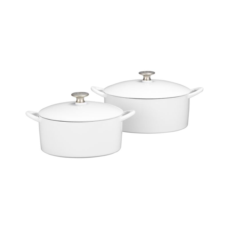 Mario Batali White Dutch Ovens