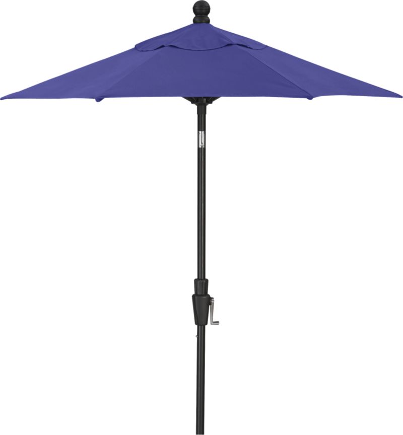 6' Round Sunbrella® Marine Umbrella with Black Frame