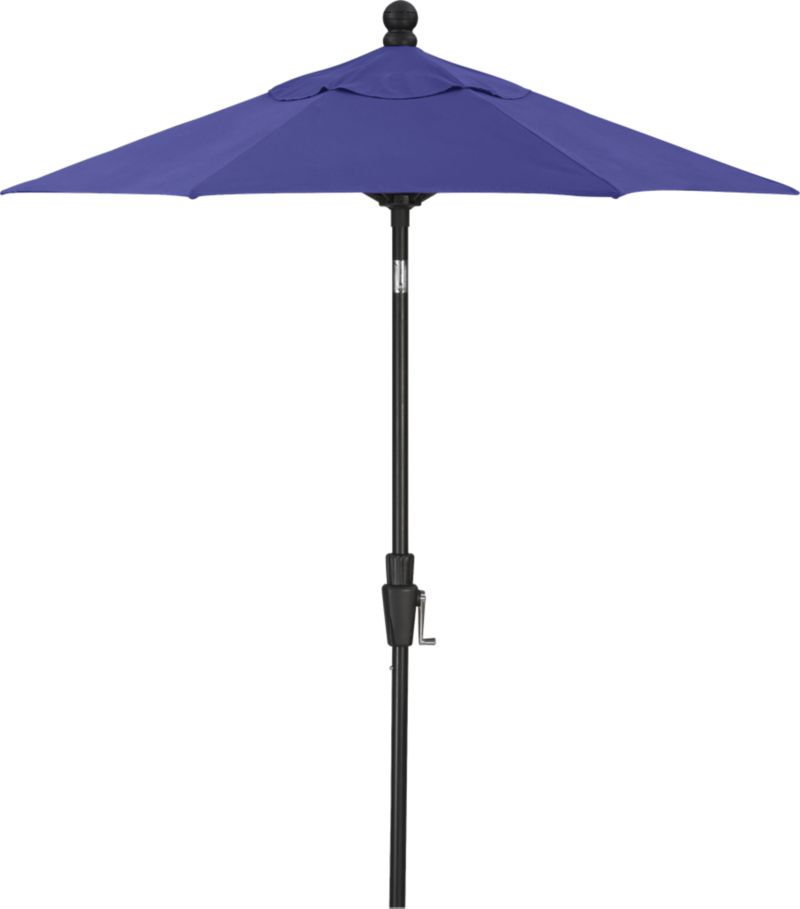6' Round Sunbrella® Marine High Dining Umbrella with Black Frame