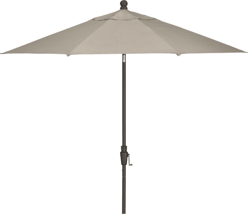 9' Round Sunbrella® Stone Tilt Umbrella (1.5"dia. pole);