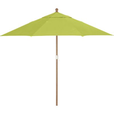9 Round Sunbrella® Apple Umbrella with Eucalyptus Frame