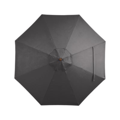 9 Round Sunbrella® Charcoal Umbrella Cover