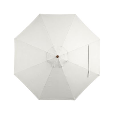 9 Round Sunbrella® White Sand Umbrella Cover