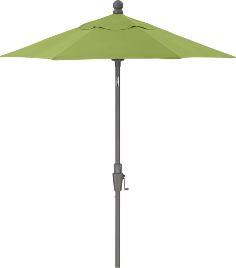 6' Round Sunbrella® Kiwi High Dining Umbrella with Silver Frame