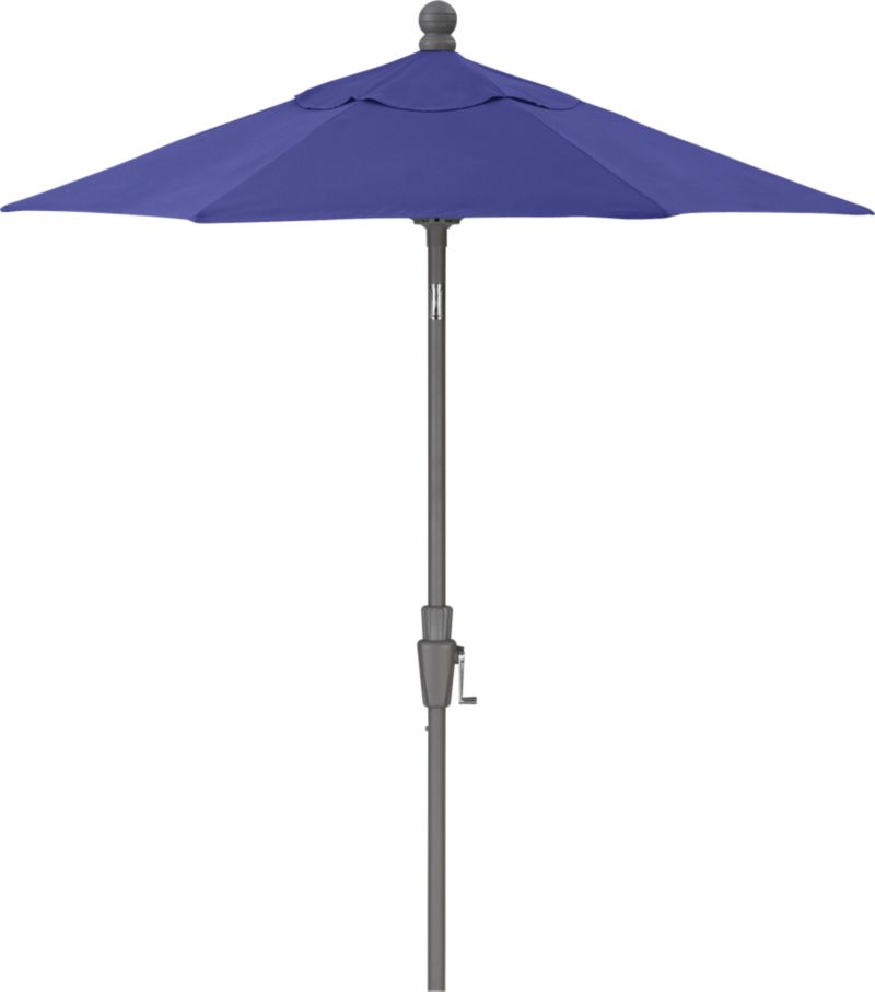 6' Round Sunbrella® Marine High Dining Umbrella with Silver Frame