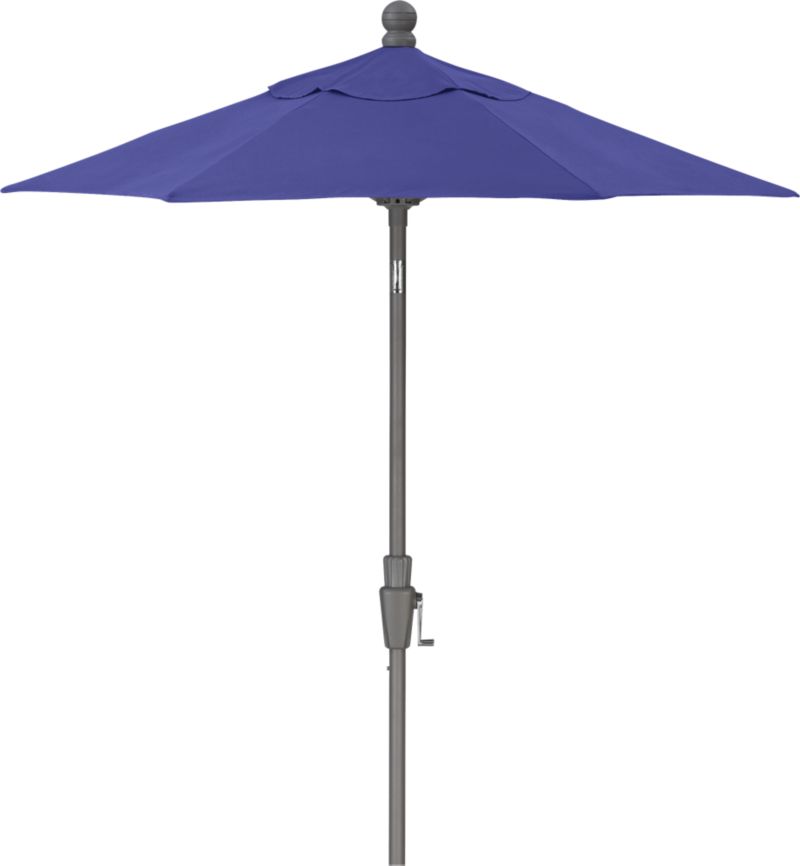 6' Round Marine Tilt Umbrella. (1.5"dia. silver pole);