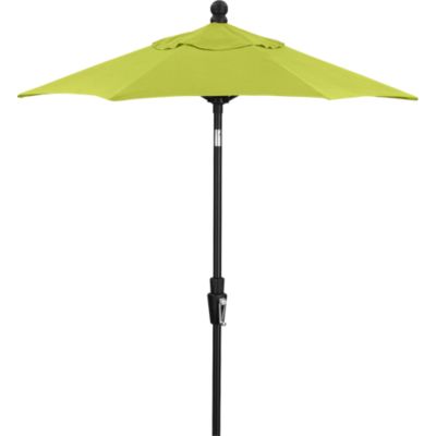 6 Round Sunbrella® Apple Umbrella with Black Frame