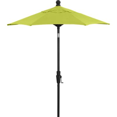 6 Round Sunbrella® Apple High Dining Umbrella with Black Frame