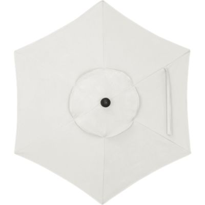 6 Round Sunbrella® White Sand Umbrella Cover