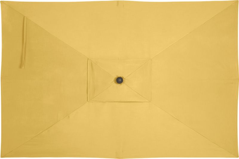 Rectangular Sunbrella® Daffodil Umbrella Cover