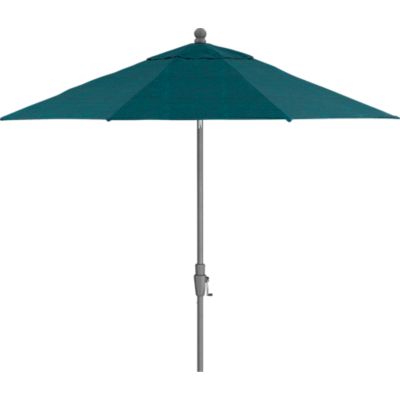 9 Round Juniper Umbrella with Silver Frame