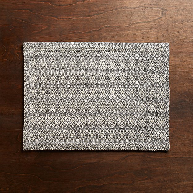 marrakech grey placemat crate and barrel marrakech grey placemat crate and barrel