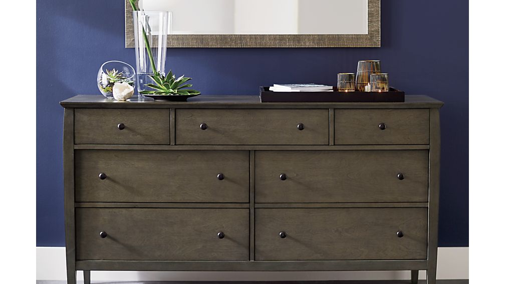 Mason 7Drawer Grey Dresser Crate and Barrel