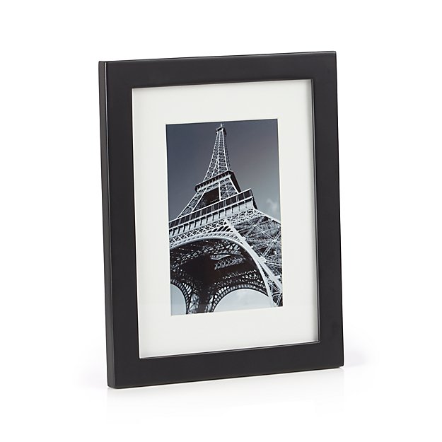 Matte Black 4x6 Picture Frame Crate and Barrel