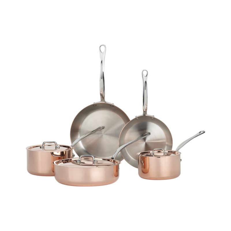 Mauviel M'heritage Copper 8-Piece Cookware Set