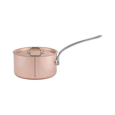 Mauviel M'heritage Copper 1.9 qt. Saucepan with Lid