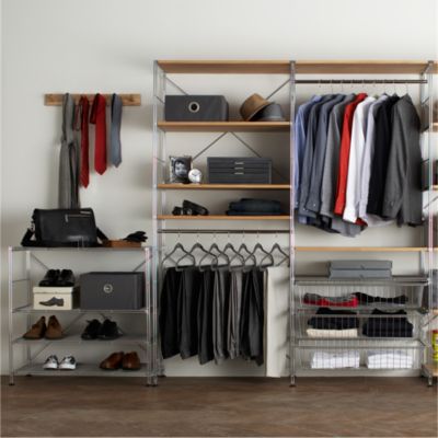 MAX Closet Chrome Modular Shelving Set