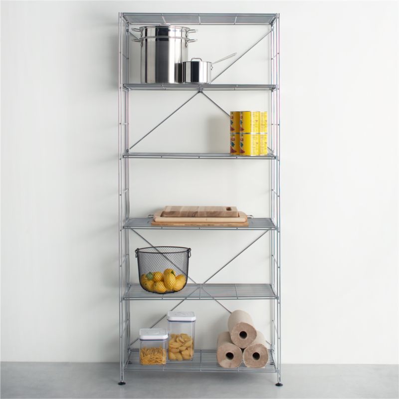 MAX Chrome Six-Shelf Unit - MAX Chrome...