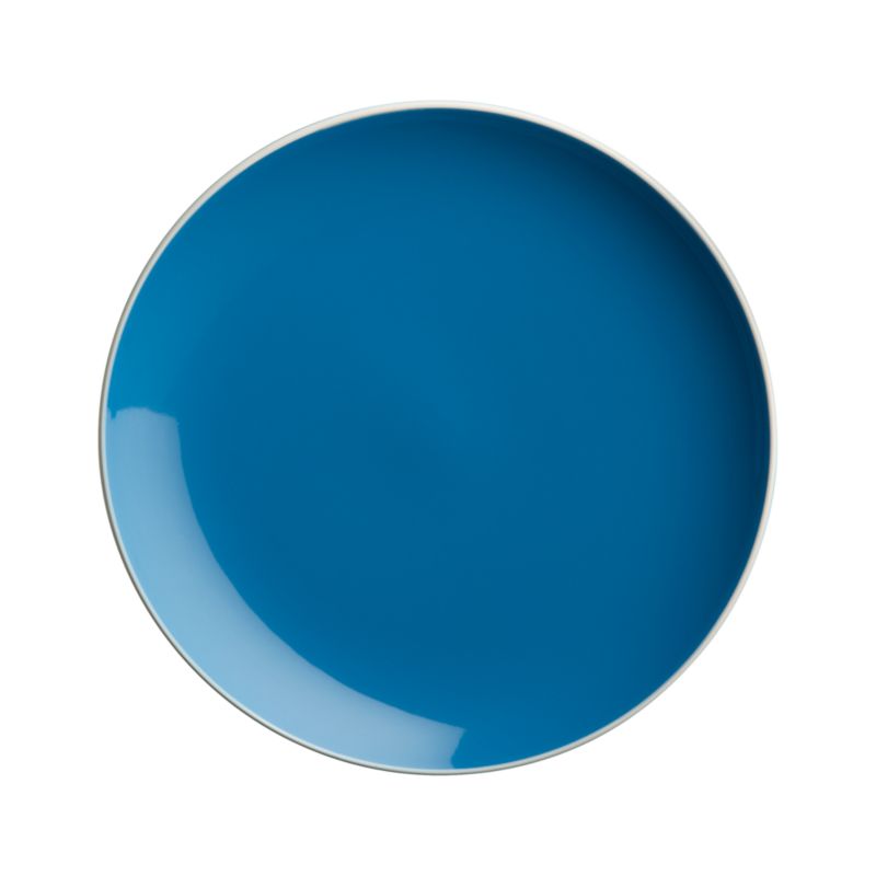Max Pool Blue Dinner Plate