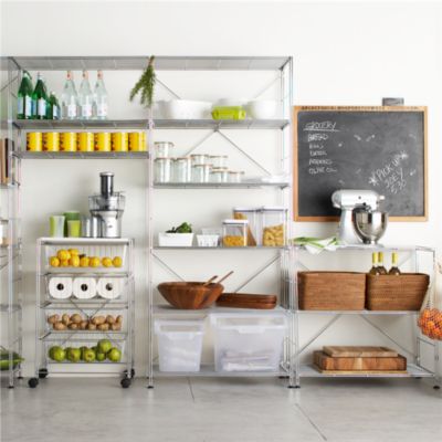 MAX Pantry Chrome Modular Shelving Set