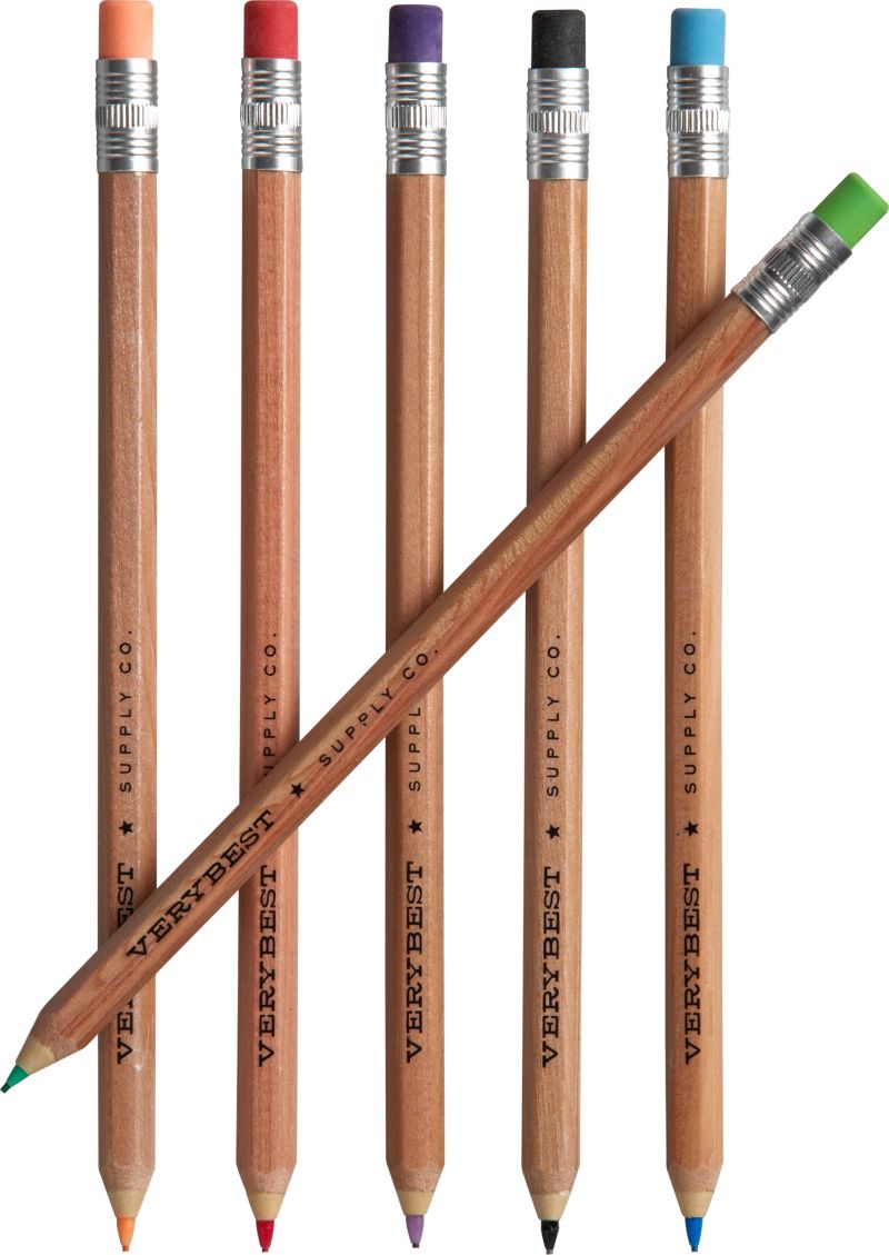 Set of 6 Colored Mechanical Pencils