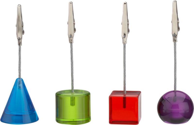 Set of 4 Memo Clips