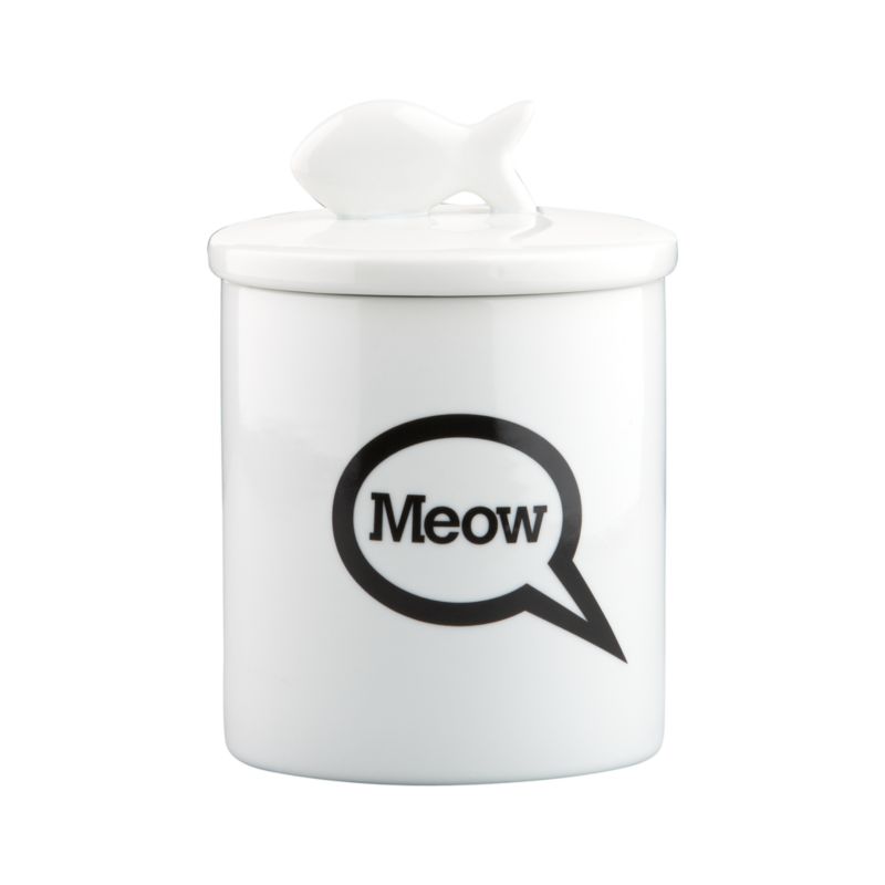 "Meow" Treat Jar