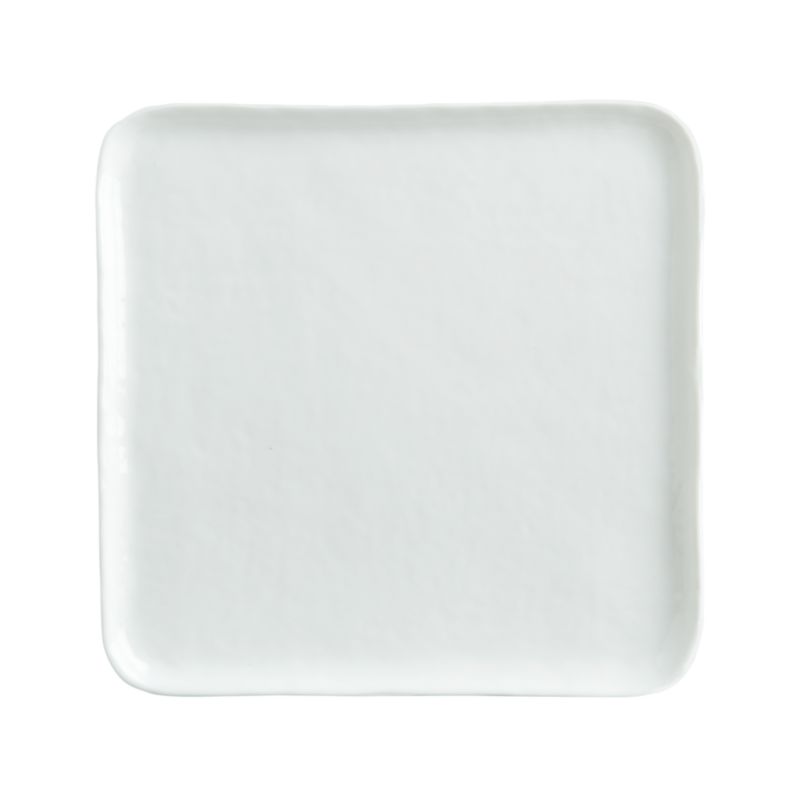 Square Salad Plate. 8.75" sq.