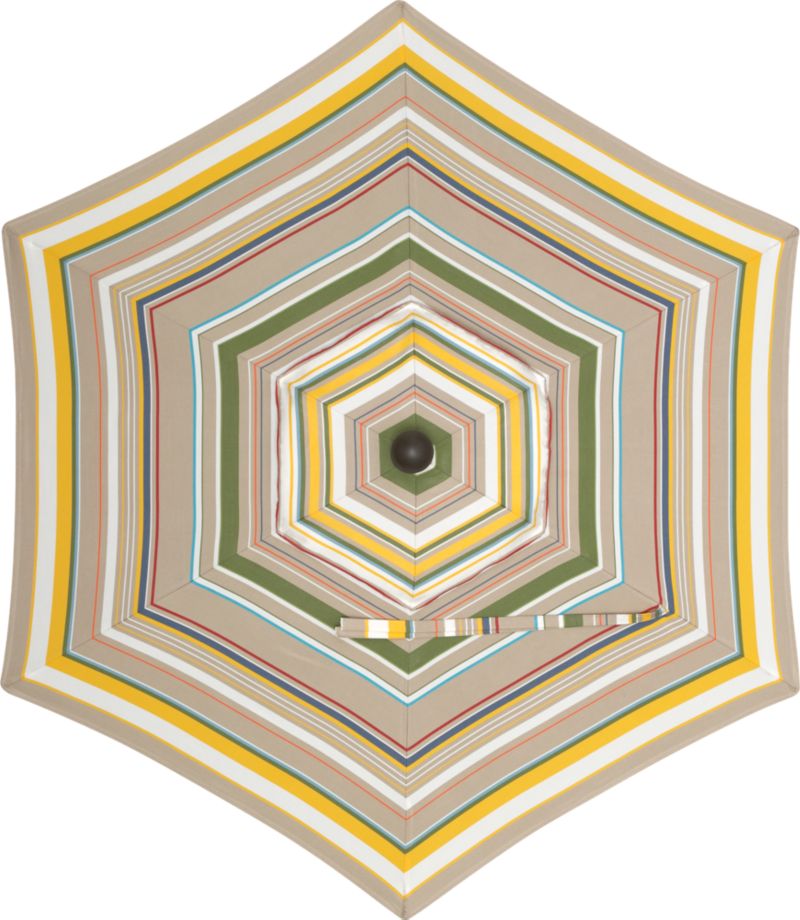6' Round Sunbrella® Meridian Stripe Umbrella Cover