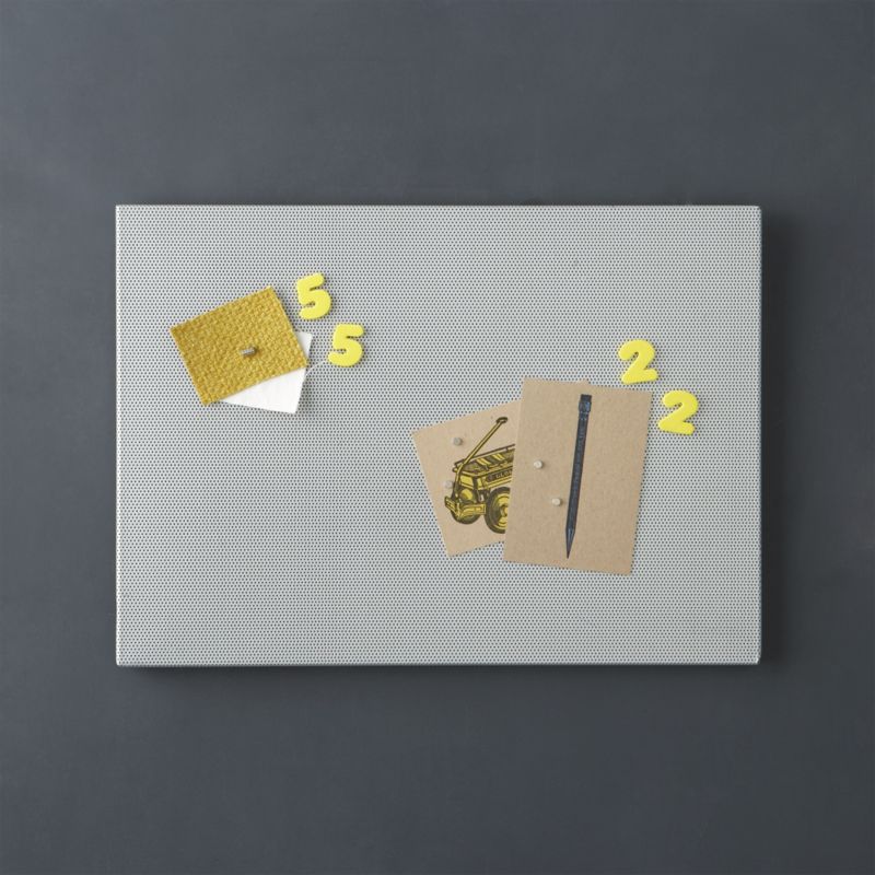 Mesh Silver Bulletin Board - Mesh Silver...