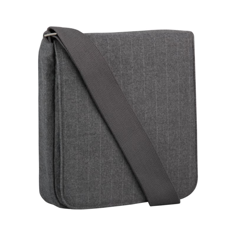 Charcoal Grey Messenger Bag