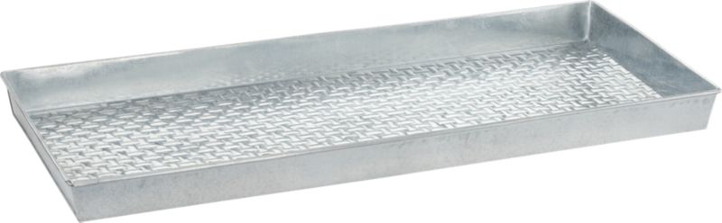 Galvanized Boot Tray