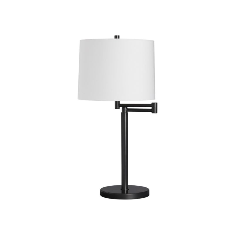 Metro II Bronze Swing Arm Table Lamp