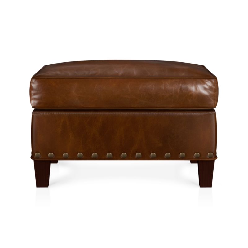 Metropole Leather Ottoman