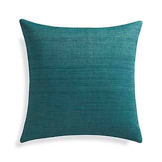 Teal Throw Pillows Crate and Barrel