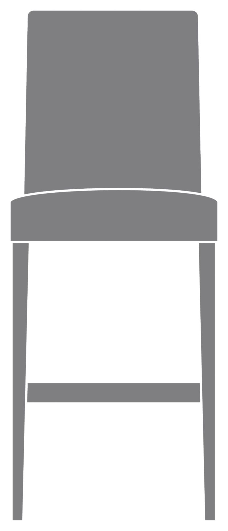 Barstool. 30"H seat;