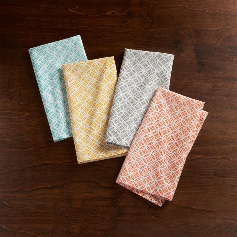 image for Set of 4 Millie napkins