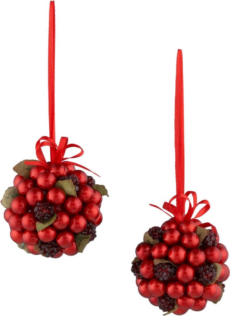 Mini Kissing Ball Ornaments Set of Two