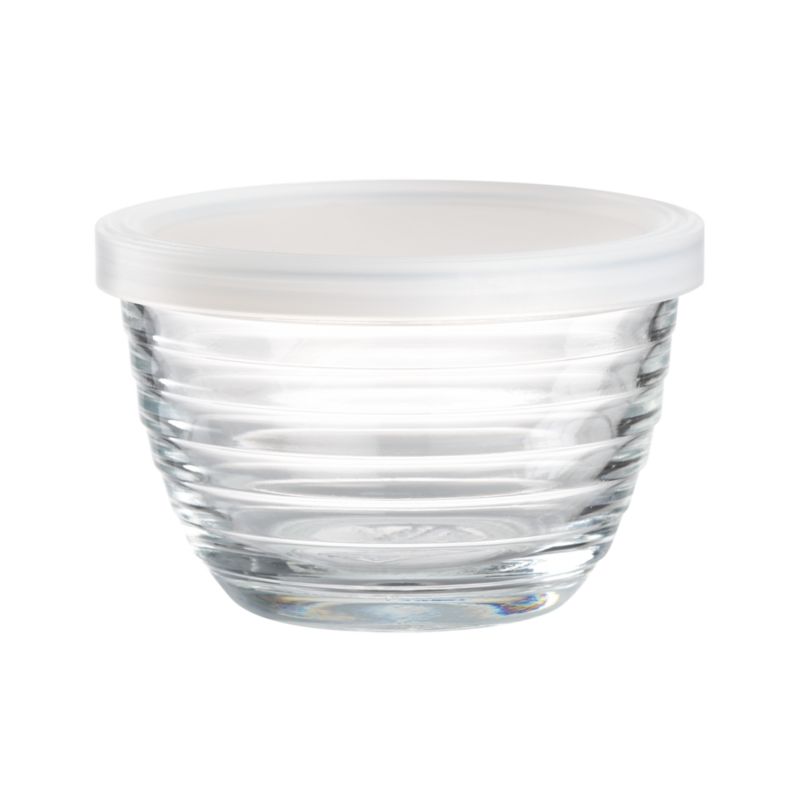 Mini Ribbed Bowl with Lid