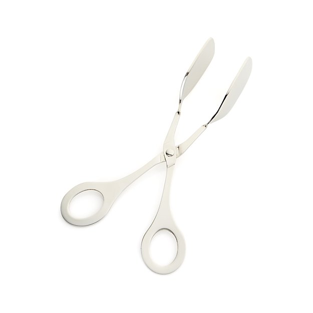 Mini Scissor Handled Serving Tongs Crate and Barrel