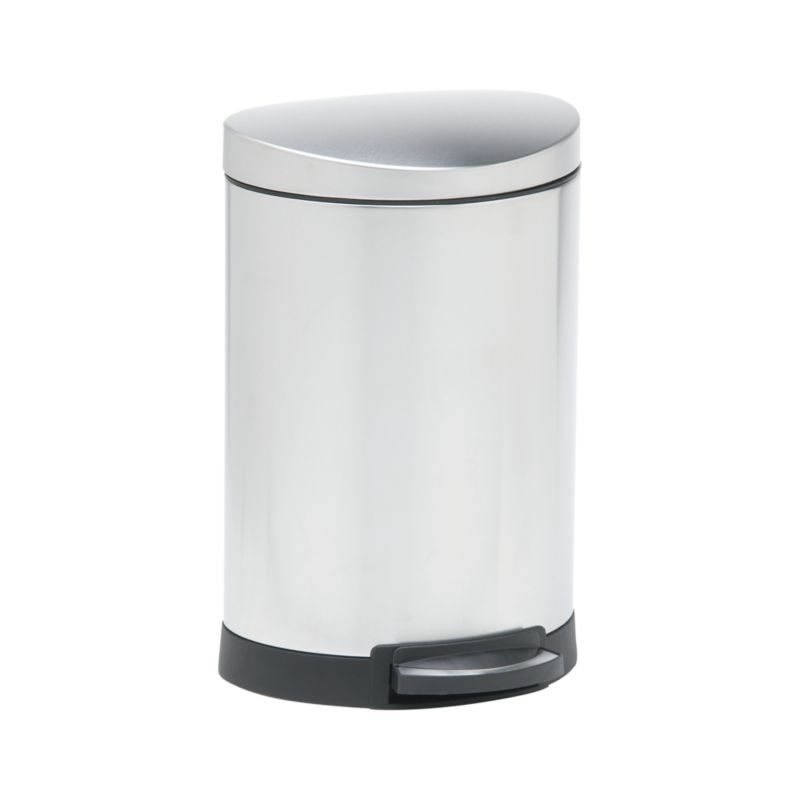 simplehuman (r) 1.5-Gallon Mini Semi-Round Trash Can